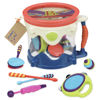 Picture of B. toys - Musical Drum- 7 Instruments Toy Drum Kit- Drumroll Please- Musical Toys for Kids 18 months + (7-Pcs)