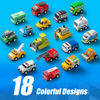 Picture of JOYIN 18 Pcs Pull Back City Cars and Trucks Toy Vehicles Set, Friction Powered Cars Toys for Toddlers, Boys, Girls’ Educational Play, Goodie Bags Stuffers