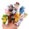 Picture of Acekid 10pcs Soft Plush Animal Finger Puppets Set Baby Story Time Velvet Animal Style for Toddlers