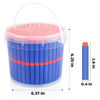 Picture of Pokiiulk Refill Darts Bullets Compatible with Nerf Guns N-Strike Elite Series, 300PCS Refill Darts Premium Foam Bullets Pack with Portable Storage Bucket