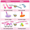 Picture of Liberry Toddler Golf Set for 1 2 3 4 5 Years Old, Upgraded Kids Golf Cart with Unique Shoulder Strap Design, Indoor and Outdoor Golf Toys for Boys Girls (Pink)