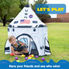 Picture of JOYIN Rocket Ship Play Tent Pop up Play Tent Kids Indoor Outdoor Spaceship Playhouse Tent Set