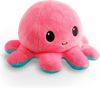 Picture of TeeTurtle - The Original Reversible Octopus Plushie - Pink + Aqua - Cute Sensory Fidget Stuffed Animals That Show Your Mood, 4 inch