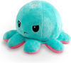 Picture of TeeTurtle - The Original Reversible Octopus Plushie - Pink + Aqua - Cute Sensory Fidget Stuffed Animals That Show Your Mood, 4 inch
