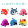 Picture of TeeTurtle - The Original Reversible Octopus Plushie - Pink + Aqua - Cute Sensory Fidget Stuffed Animals That Show Your Mood, 4 inch