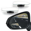 Picture of LivTee Blind Spot Car Mirror, HD Glass Frameless Convex Side Mirror Blindspot, Wide Angle Rear View Car Mirrors for Cars SUV Trucks and RVs - Car Accessories