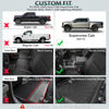 Picture of KARPAL Floor Mats Fit 2015-2025 Ford F150 SuperCrew (Includes 22-25 Lightning) w/Out Fold Flat Storage, Custom Fit TPE All Weather F150 Accessories 1st&2nd Car Mats (3 PCS)
