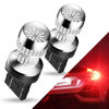 Picture of AUXITO Upgraded 7440 7443 LED Bulb Red for Tail Lights Brake Lights, Super Bright T20 W21W 7441 7444 LED Replacement for Stop Tail Brake Signal Lights, Pack of 2