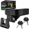 Picture of Rhino USA Trailer Hitch Coupler Lock Kit (for 2-5/16" Trailers) Heavy Duty Anti-Theft Tongue Locks for Boat, RV, Travel Trailers & More - Reinforced Solid Steel for Ultimate Peace of Mind!