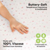 Picture of Pack and Play Sheets Fitted, 2-Pack Mini Crib Sheets - Pack N Play Sheets, Fitted Crib Sheet for Pack and Play Mattress, Playard Baby Crib Sheets, Crib Sheets Neutral for Boys, Girls (Butterflies)