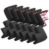 Picture of 12 Pack Soft Corner Protector Baby Proofing Edge and Corner Guards, Safety Pre-Taped Rubber Foam Furniture Bumper for Fireplace, Table, Stair, Cabinet (Black)
