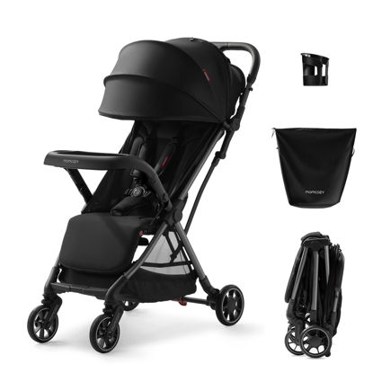 Picture of Momcozy ClickGo Lightweight Stroller, Compact Travel Stroller for Airplane with One-Click Fold, Baby Stroller and Toddler Stroller with Large Canopy for Kids from 6 Months to 50 Lbs