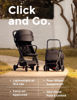 Picture of Momcozy ClickGo Lightweight Stroller, Compact Travel Stroller for Airplane with One-Click Fold, Baby Stroller and Toddler Stroller with Large Canopy for Kids from 6 Months to 50 Lbs