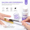 Picture of SAVILAND Monomer Acrylic Nail Liquid: 4 oz Acrylic Liquid Monomer with #12 Acrylic Nail Brush for Acrylic Powder Application, Non-Yellowing Acrylic Nail Monomer Liquid for DIY Home & Nail Salon Use