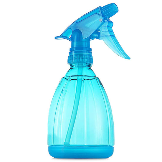 Picture of DilaBee Spray Bottles (12 Oz) Water Spray Bottle for Hair, Plants, Cleaning Solutions, Cooking, BBQ, Squirt Bottle for Cats - Empty Spray Bottles - BPA-Free - Multicolor (Blue, 1 Pack)