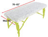 Picture of ZMDREAM Pack of 20 Disposable Fitted Massage Table Sheets Bed Covers with Elastic Maximum 82 x 35 inches White