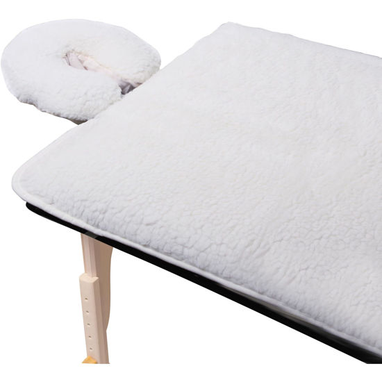 Picture of ForPro Premium Fleece Massage Pad Set, Extra Soft, Hypoallergenic, for Massage Tables, Includes Pad and Face Rest Cover, 31” W x 72” L
