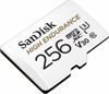 Picture of SanDisk 256GB High Endurance Video microSDXC Card with Adapter for Dash Cam and Home Monitoring systems - C10, U3, V30, 4K UHD, Micro SD Card - SDSQQNR-256G-GN6IA