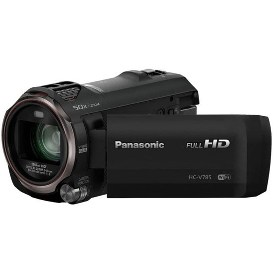 Picture of Panasonic Full HD Video Camera Camcorder, 20X Optical Zoom, 1/2.3 Inch BSI Sensor, HDR Capture, Wi-Fi Smartphone HC-V785 (Black)