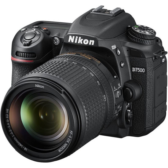 Picture of Nikon D7500 20.9MP DSLR Camera with AF-S DX NIKKOR 18-140mm f/3.5-5.6G ED VR Lens, Black