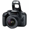 Picture of Canon EOS 4000D / Rebel T100 Digital SLR Camera Body w/Canon EF-S 18-55mm f/3.5-5.6 Lens 3 DSLR Kit Bundled with Complete Accessory Bundle + 64GB Flash & More - International Model (Renewed), Black
