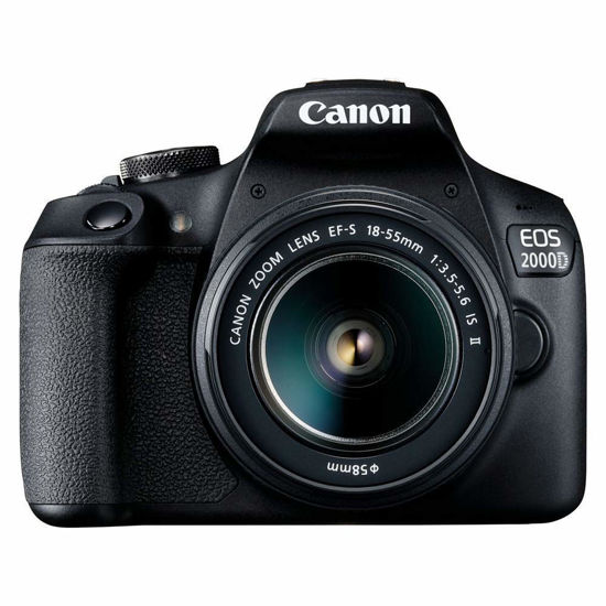 Picture of Canon EOS 2000D (Rebel T7) DSLR Camera + 18-55mm III Kit (Renewed)