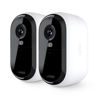 Picture of Arlo Essential Security Camera 1080p HD | Indoor - Outdoor | 2nd Gen | Wireless with Spotlight, 2-Way Audio, Color Night Vision, Live Stream, Real Time Notifications, Wide Angle - White, 2 Cameras
