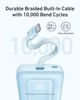 Picture of Anker Zolo Portable Charger, 10,000mAh 30W Power Bank with Built-in Lanyard USB-C Cable for Travel, Fast Charging Battery Pack for iPhone 16/15 Series, MacBook, Galaxy, iPad, and More