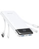 Picture of Portable Charger with Built in Cables, Portable Charger with Cords Wires Slim 10000mAh Travel Battery Pack 6 Outputs 3 Inputs 3A Fast Charging Power Bank for Samsung Google Pixel LG Moto iPhone iPad