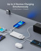 Picture of Portable Charger with Built in Cables, Portable Charger with Cords Wires Slim 10000mAh Travel Battery Pack 6 Outputs 3 Inputs 3A Fast Charging Power Bank for Samsung Google Pixel LG Moto iPhone iPad