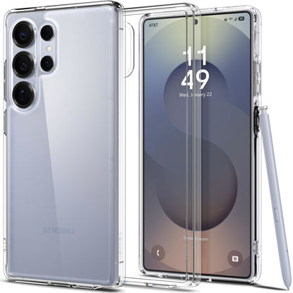 Picture of Spigen Ultra Hybrid Designed for Galaxy S25 Ultra Case (2025) [Anti-Yellowing], [Military-Grade Protection] - Crystal Clear