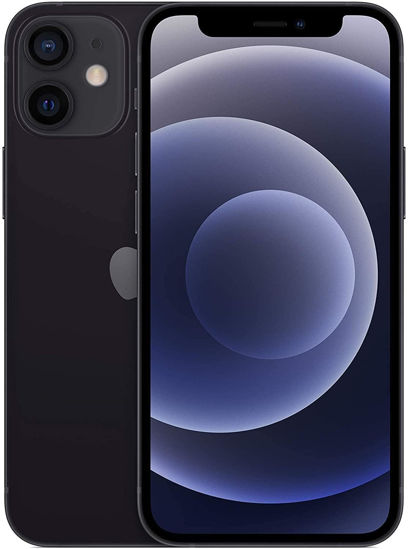 Picture of Apple iPhone 12 Mini, 64GB, Black - Unlocked (Renewed)