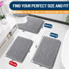 Picture of OLANLY Bathroom Rugs 30x20, Extra Soft Absorbent Chenille Bath Rugs, Rubber Backing Quick Dry, Machine Washable Bath Mats for Bathroom Floor, Tub and Shower, Home Decor Accessories, Grey