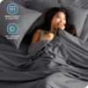 Picture of Bare Home Luxury 1800 Ultra-Soft Microfiber Queen Bed Sheets - Double Brushed, Deep Pockets, Easy Fit - 4 Piece Set - Bedding Sheets & Pillowcases (Grey)