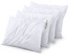 Picture of Utopia Bedding Waterproof Queen Size Pillow Protectors Zippered (4 Pack, White), Dust Mite and Bed Bug Proof Pillow case Protectors, Moisture Wicking Pillow Encasement Covers 20 x 28 Inches