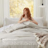Picture of Bedsure Queen Size Comforter Set, Beige Soft Prewashed Bedding for All Seasons, 3 Pieces Warm Down Alternative Bed Set, 1 Lightweight Comforter (90"x90") and 2 Pillowcases (20"x26")