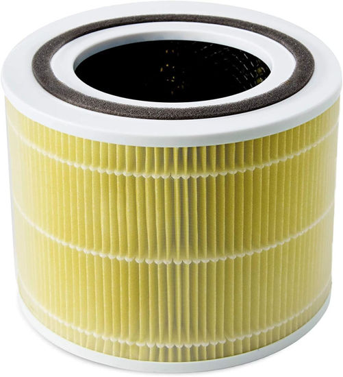 Picture of LEVOIT Core 300-P Air Purifier Pet Allergy Replacement Filter, 3-in-1 Filter, Efficiency Activated Carbon, Core300-RF-PA, 1 Pack, Yellow