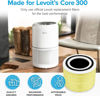 Picture of LEVOIT Core 300-P Air Purifier Pet Allergy Replacement Filter, 3-in-1 Filter, Efficiency Activated Carbon, Core300-RF-PA, 1 Pack, Yellow