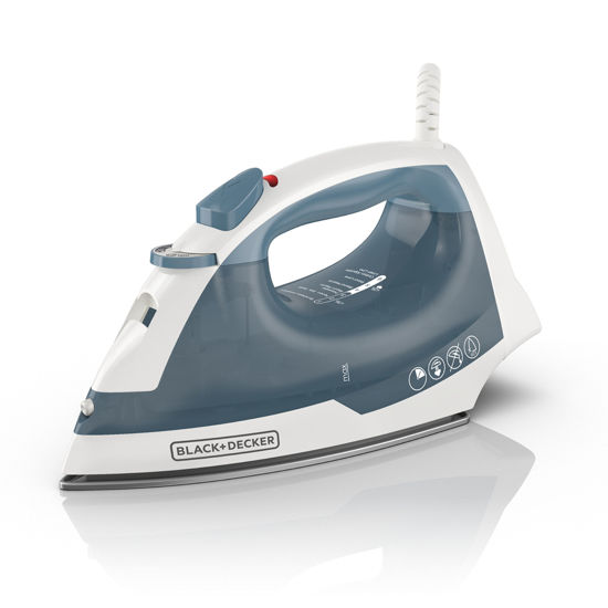 Picture of BLACK+DECKER Easy Steam Compact Iron for Clothes, Automatic Shutoff, Nonstick Plate, Light Weight, 1200 Watts