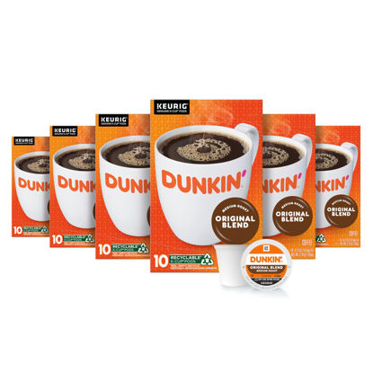 Picture of Dunkin' Original Blend Medium Roast Coffee, 60 Keurig K-Cup Pods