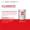 Picture of illy Classico Espresso Ground Coffee, Medium Roast, Classic Roast with Notes of Chocolate & Caramel, 100% Arabica Coffee, All-Natural, No Preservatives, 8.8 oz, Ground for Espresso Machines