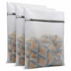 Picture of 3Pcs Durable Honeycomb Mesh Laundry Bags for Delicates 12 x 16 Inches (3 Medium)