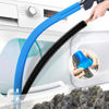 Picture of PetOde 2 Pieces Dryer Vent Cleaner Kit Compatible with All Vacuum Cleaner, Dryer Lint Brush and Vacuum Hose Attachment with Stretch Universal Connector, Quickly Lint Remover