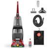 Picture of Hoover Power Scrub Deluxe Carpet Cleaner Machine, Upright Shampooer, FH50150, Red