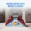 Picture of Hoover Power Scrub Deluxe Carpet Cleaner Machine, Upright Shampooer, FH50150, Red