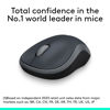 Picture of Logitech M185 Wireless Mouse, 2.4GHz with USB Mini Receiver, 12-Month Battery Life, 1000 DPI Optical Tracking, Ambidextrous PC/Mac/Laptop - Swift Grey