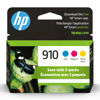Picture of HP 910 Cyan, Magenta, Yellow Ink Cartridges | Works with HP OfficeJet 8010, 8020 Series, HP OfficeJet Pro 8020, 8030 Series | Eligible for Instant Ink | 3YN97AN, 3 Count (Pack of 1)