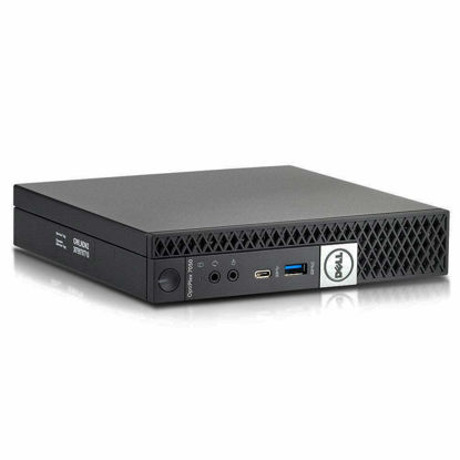 Picture of Dell OptiPlex 7050 Micro Computer, Intel Quad Core i5-6500T up to 3.1GHz, 16G DDR4, 256G SSD, Windows 10 Pro 64 Bit-Multi-Language Supports English/Spanish/French(Renewed)