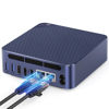 Picture of Beelink EQ14 Mini PC, Intel Twin Lake N150(Upgraded N100) 16GB DDR4 500GB M.2 SSD, Dual LAN Mini Computer Supports WiFi6, BT5.2, USB3.2, 4K@60Hz Dual HDMI Display, Home-Server/Network Firewall