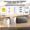 Picture of PEDOOLO Label Printer, Bluetooth Shipping Label Printer, 4x6 Thermal Printer for Shipping Packages, Compatible with Android. iPhone.Windows, Mac, Chromebook, Amazon, Ebay, UPS.USPS, FedEx, Shopify